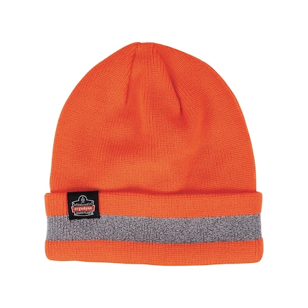 Ergodyne Reflective Winter Hat, One Size, Orange 6803